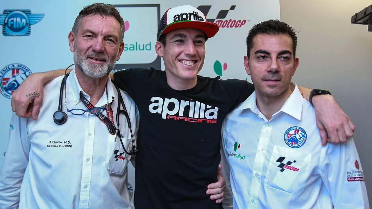 Reconocimiento médico en MotoGP