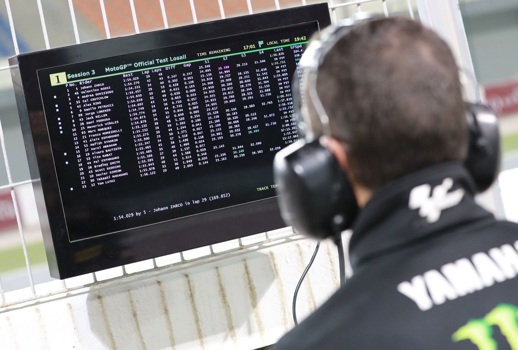 Test de Yamaha MotoGP en Qatar