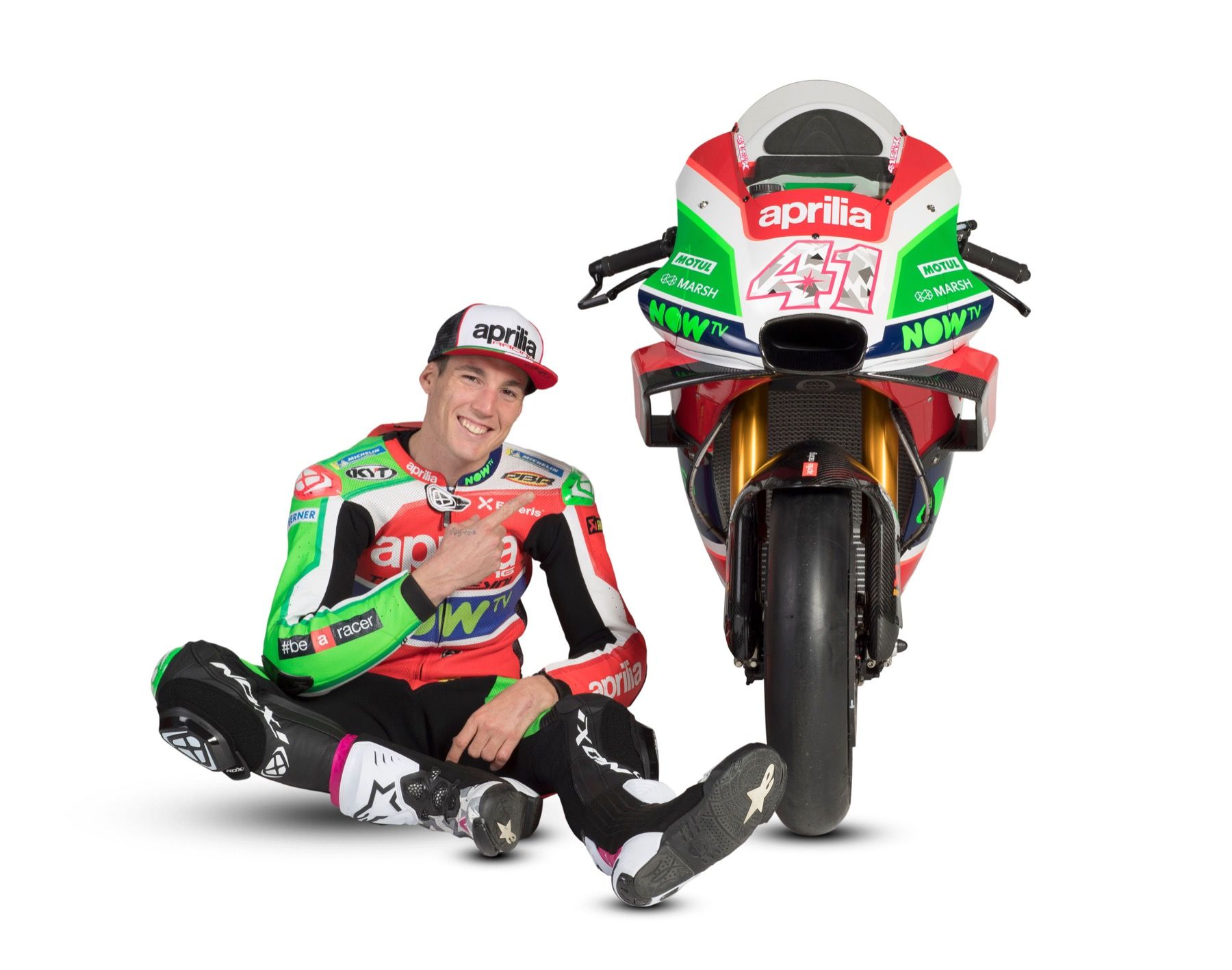Aprilia presenta su MotoGP 2018