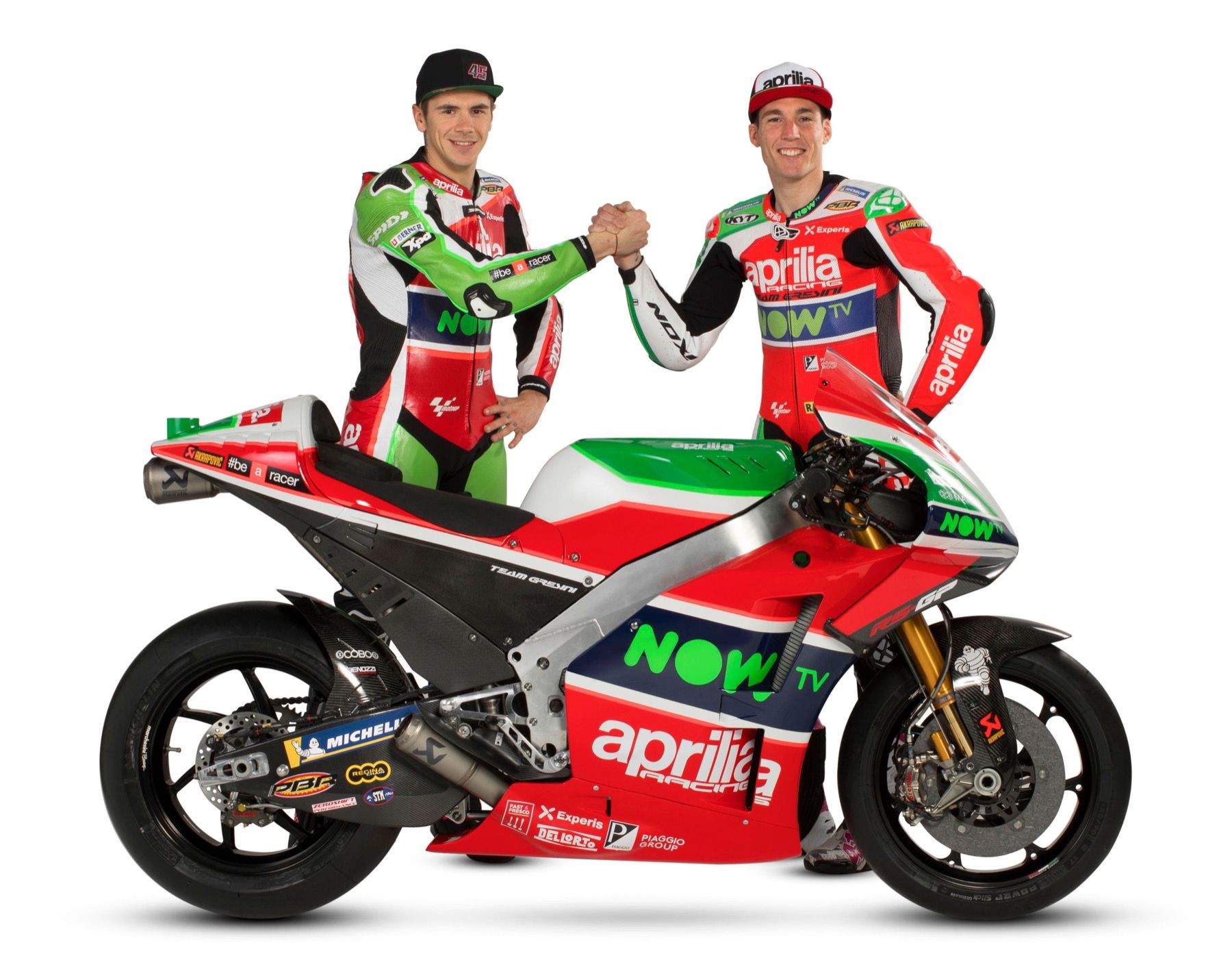 Aprilia presenta su MotoGP 2018