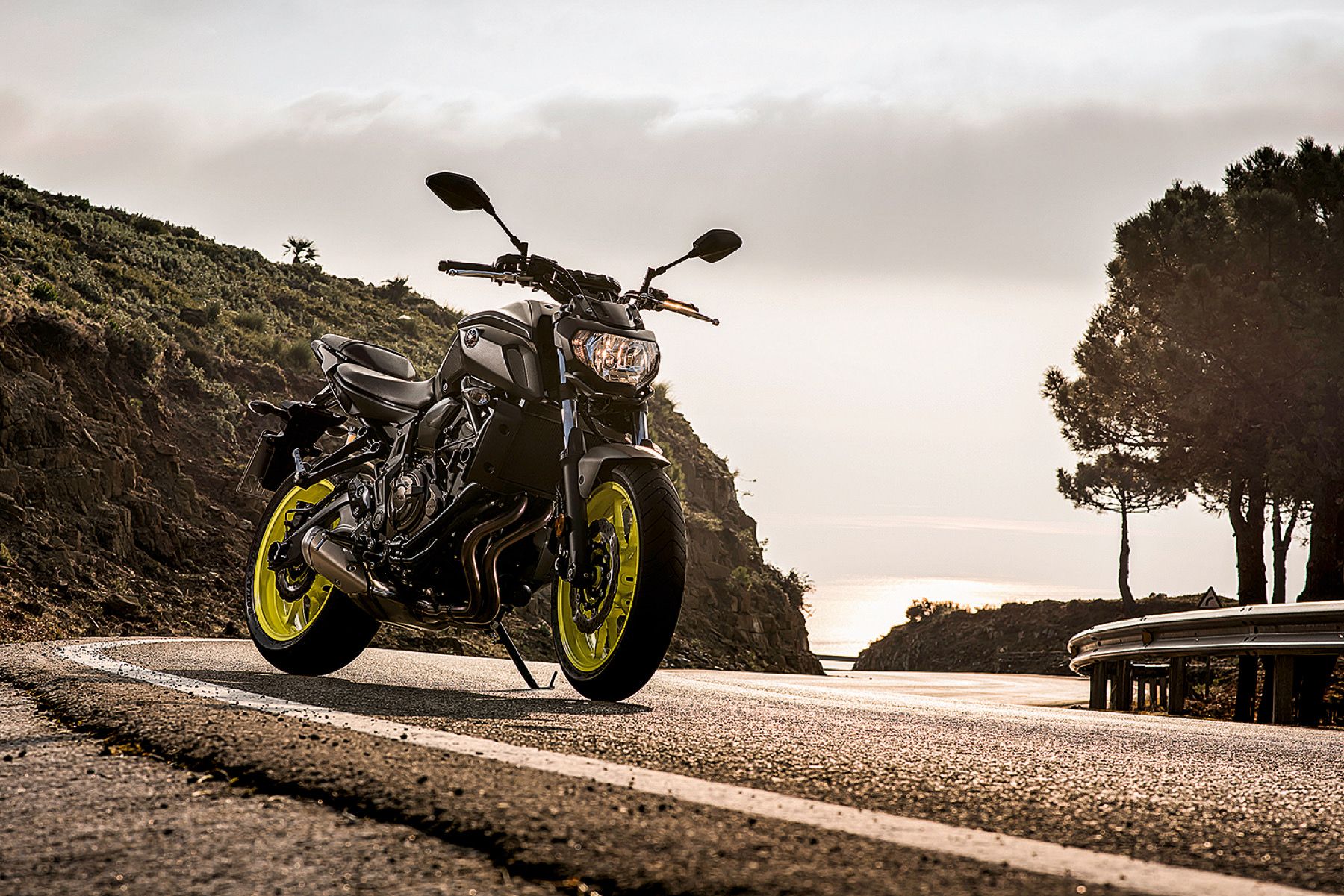 Probamos la Yamaha MT-07 2018