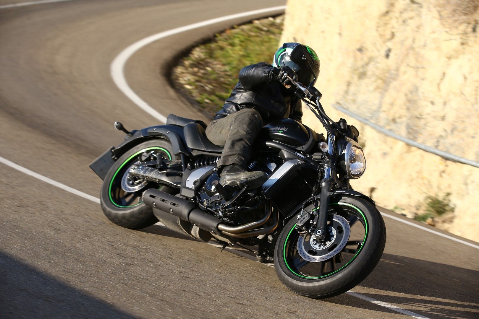 Kawasaki Vulcan S. Prueba