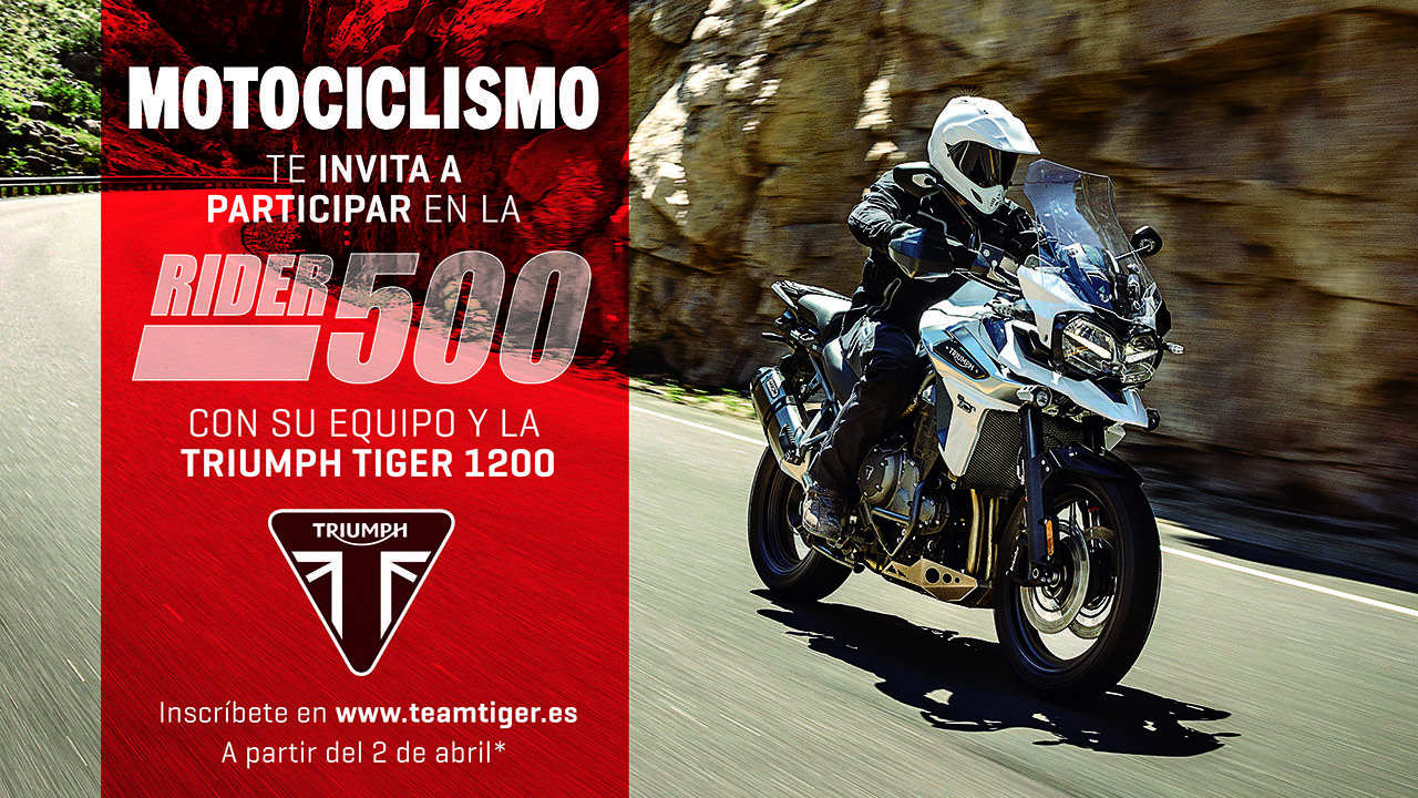 Participa en la Rider 500 con el equipo Triumph Motociclismo Tiger