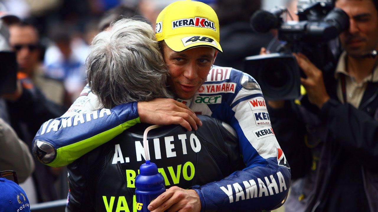 Valentino Rossi. “Echo mucho de menos a Ángel Nieto”
