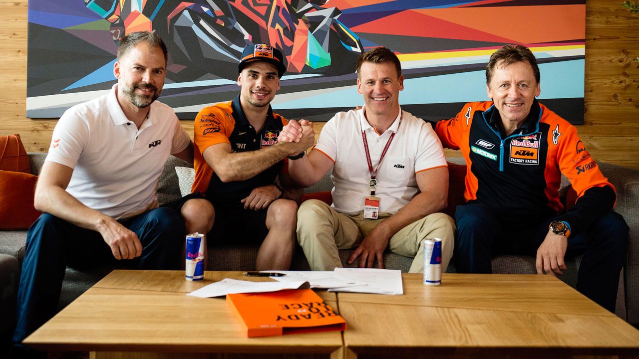 Miguel Oliveira correrá en MotoGP con KTM Tech3