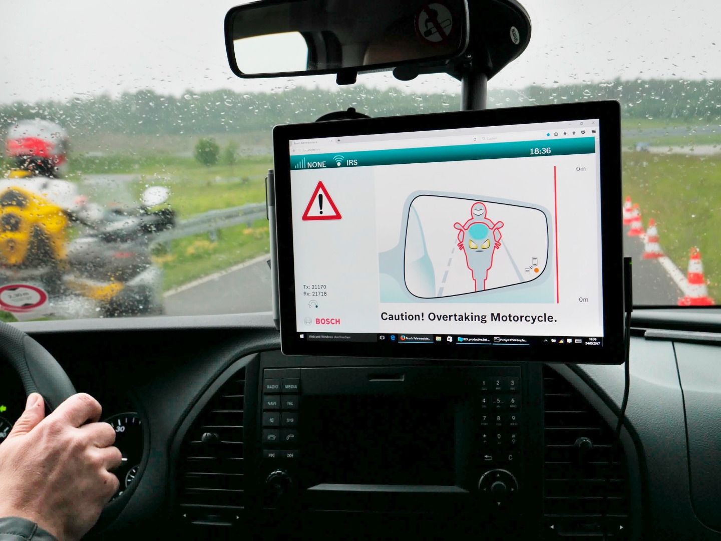 La seguridad del mañana: control de estabilidad por gas, WiFi, Radar