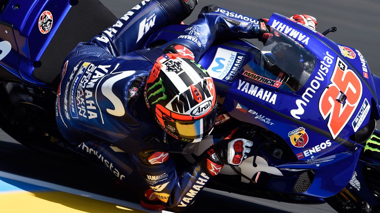 Maverick Viñales: “Por la mañana primero y con calor es un desastre”