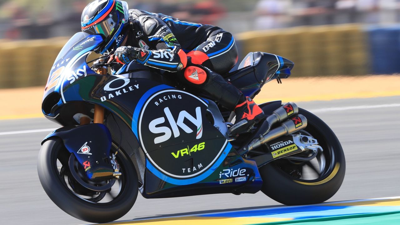 Pecco Bagnaia logra en Le Mans su primera pole en Moto2