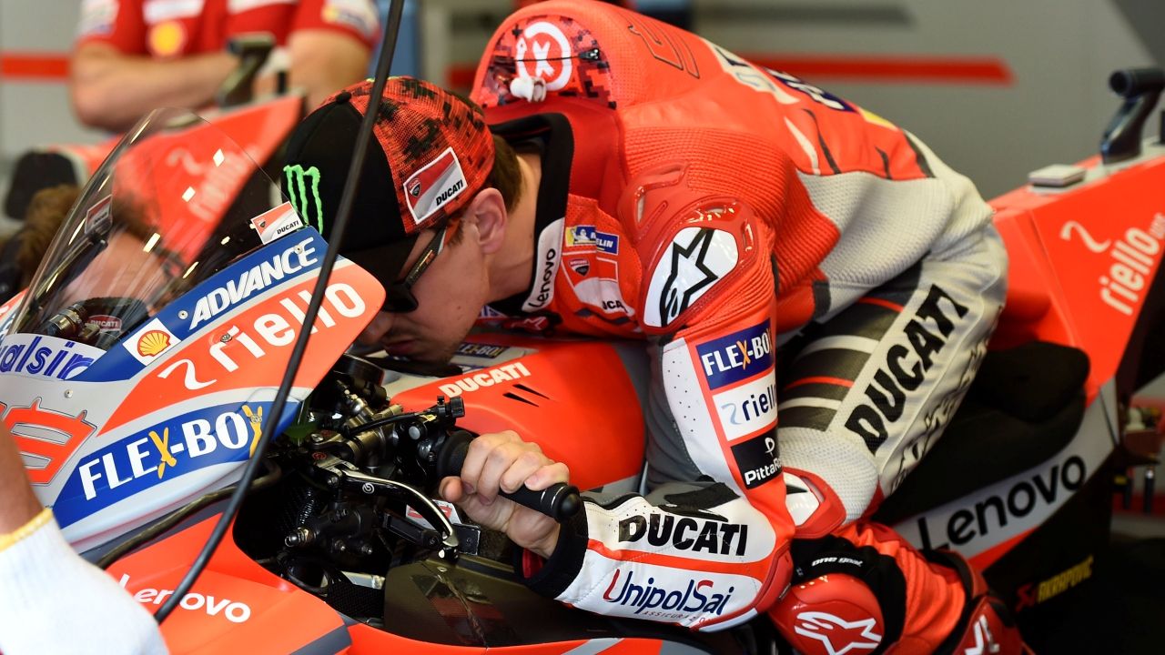 Jorge Lorenzo y la princesa Ducati