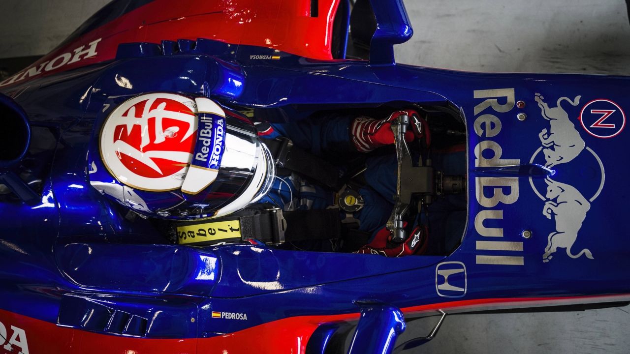 Dani Pedrosa en el Toro Rosso de Fórmula 1