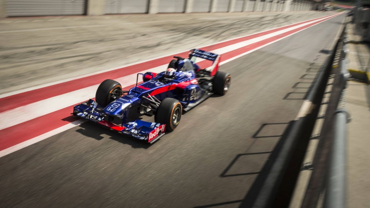 Dani Pedrosa en el Toro Rosso de Fórmula 1