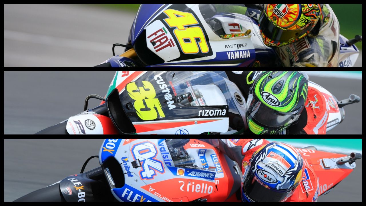 Honda-Yamaha-Ducati, un triángulo que contiene sólo ocho pilotos en MotoGP