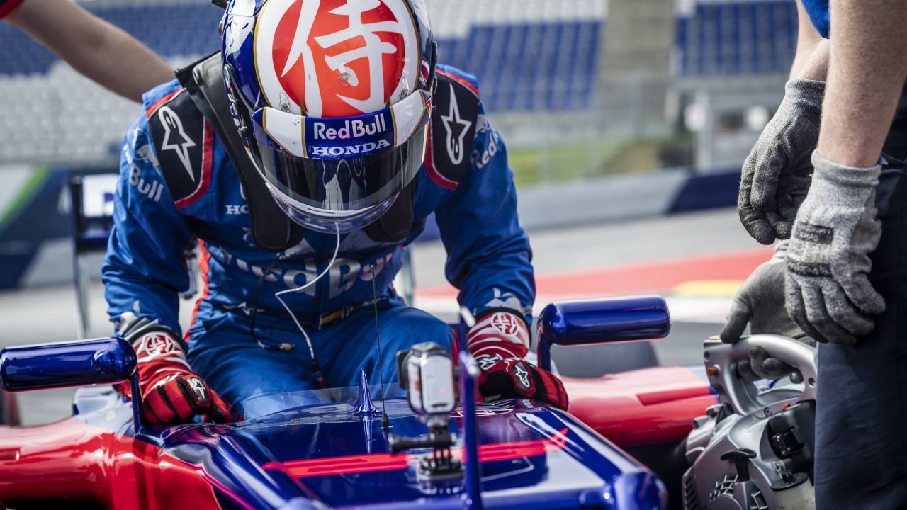 Dani Pedrosa en el Toro Rosso de Fórmula 1