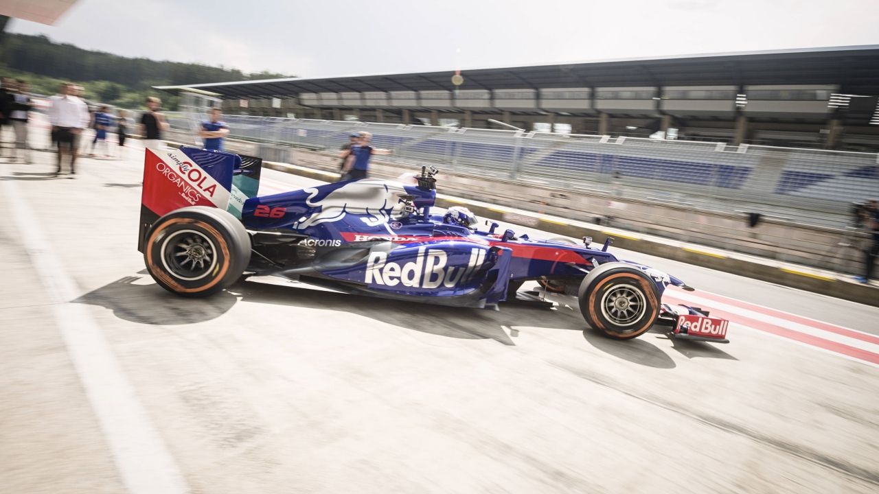 Dani Pedrosa en el Toro Rosso de Fórmula 1