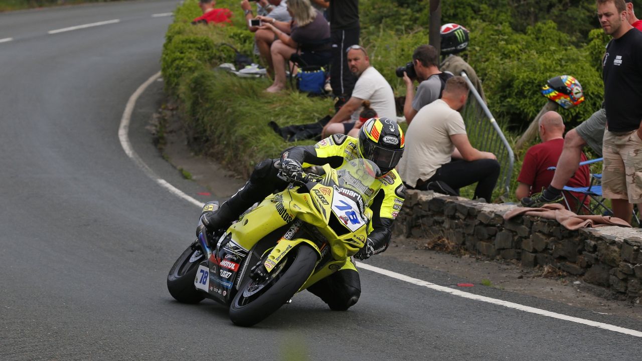 Raül Torras en el TT de la Isla de Man 2018
