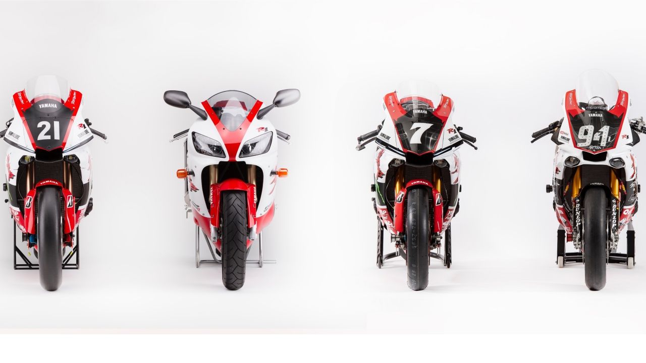Yamaha YZF-R1 decoración 20 aniversario