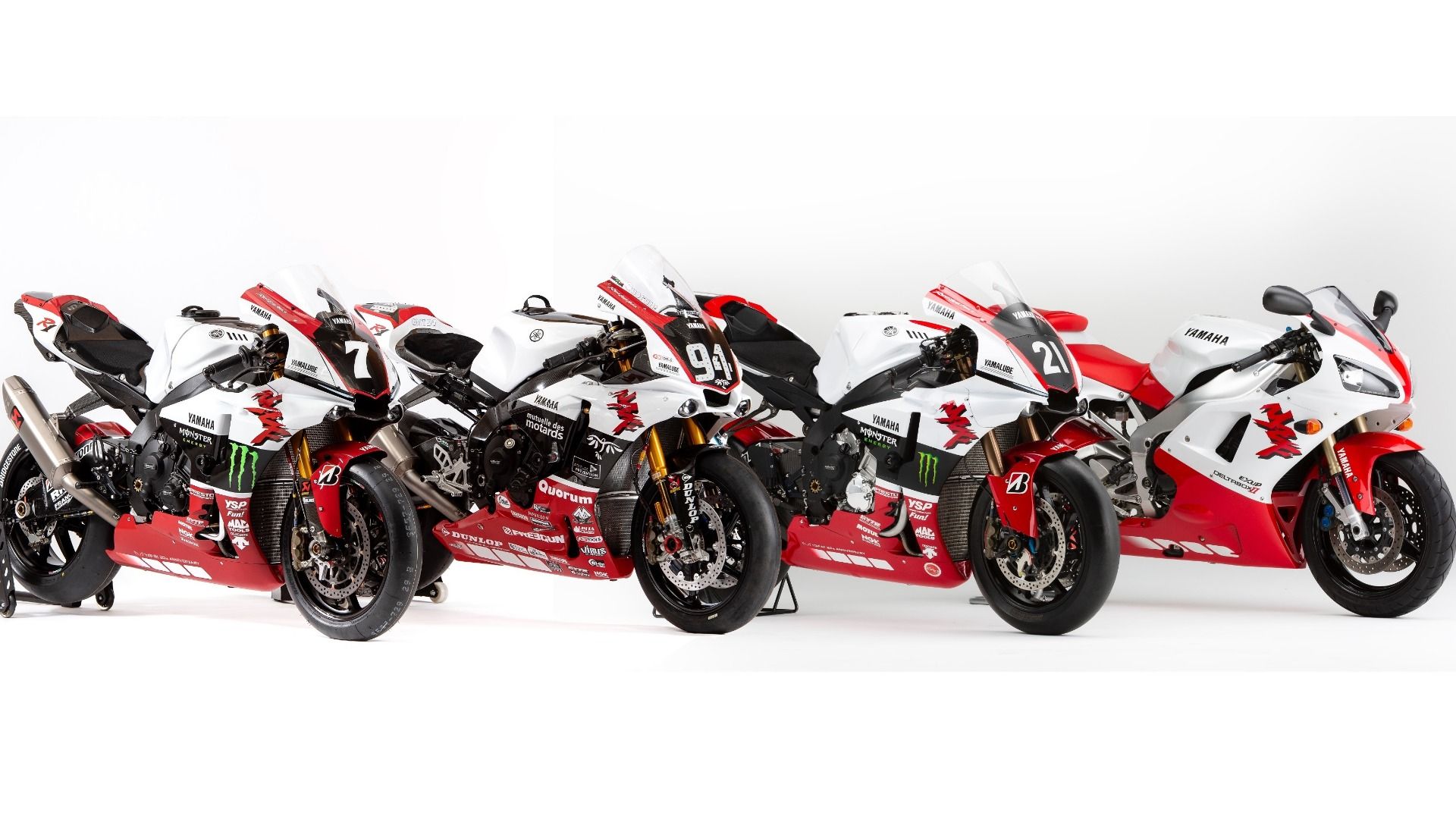Yamaha YZF-R1 decoración 20 aniversario