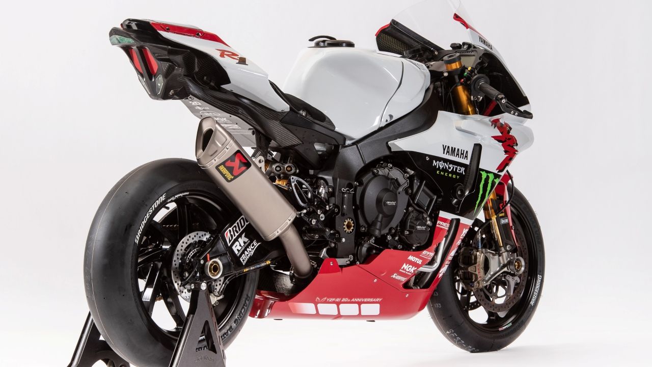 Yamaha YZF-R1 decoración 20 aniversario