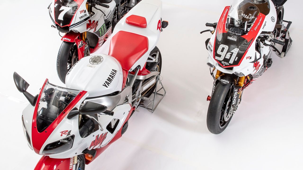 Yamaha YZF-R1 decoración 20 aniversario