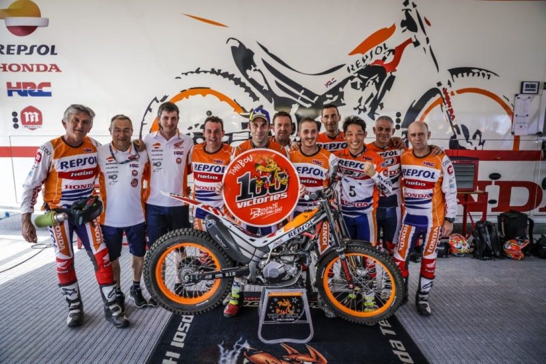 Toni Bou más líder del Mundial de TrialGP tras su victoria 100