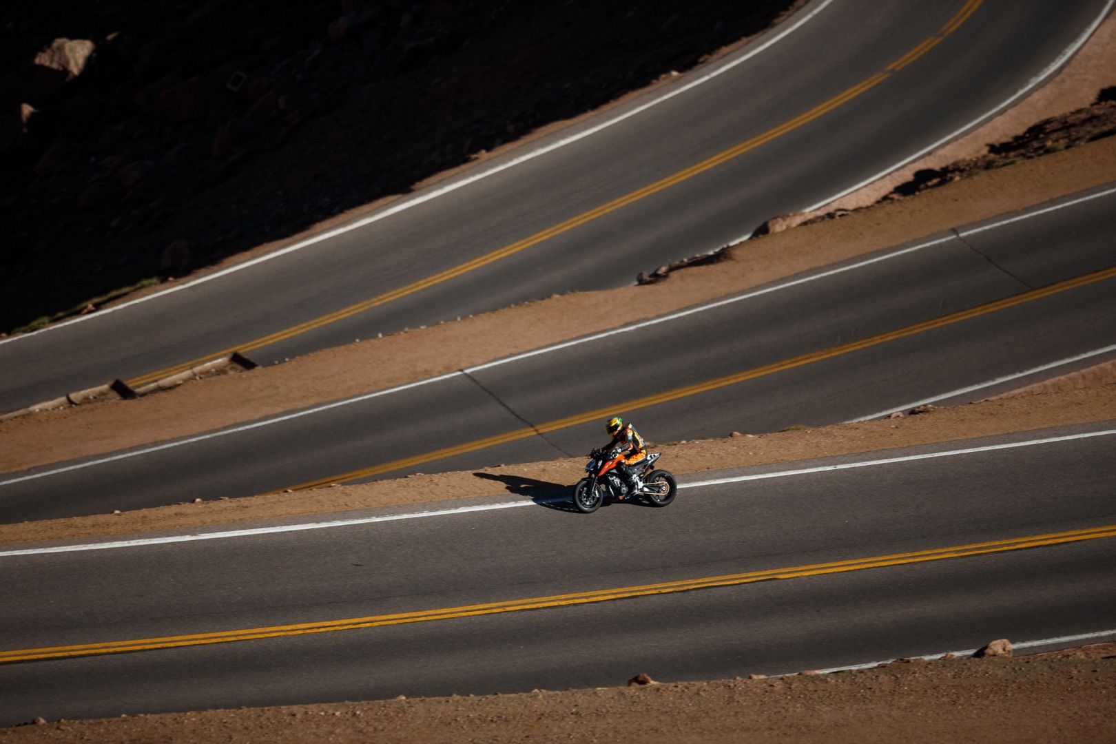 KTM 790 Duke y Chris Fillmore Pikes Peak 2018