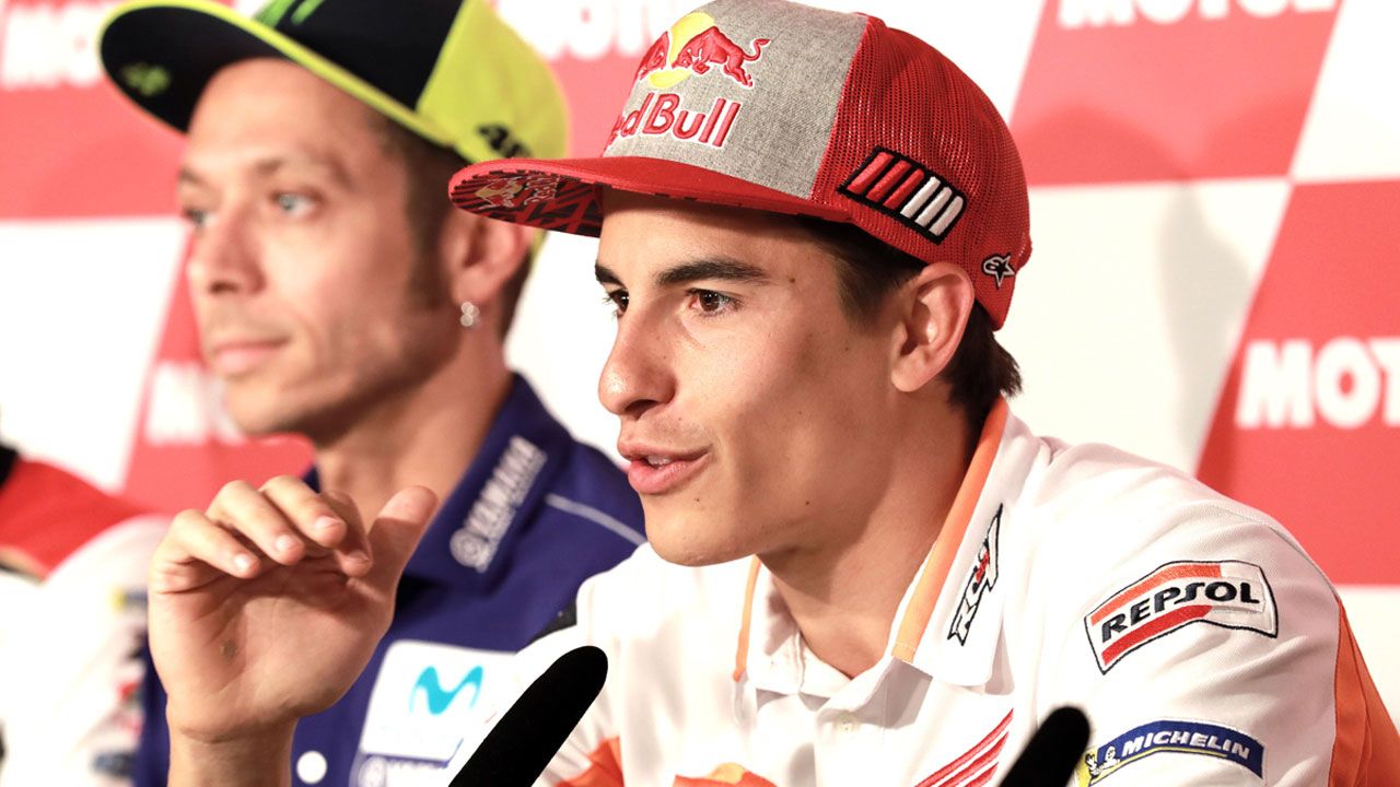 Marc Márquez: “Lo importante es acabar por delante del que va segundo, que es Rossi”