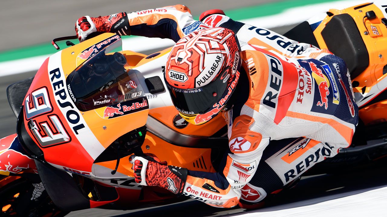 Marc Márquez: “Esperaba estar más lejos de las Yamaha y que Dovizioso no estuviera tan cerca”