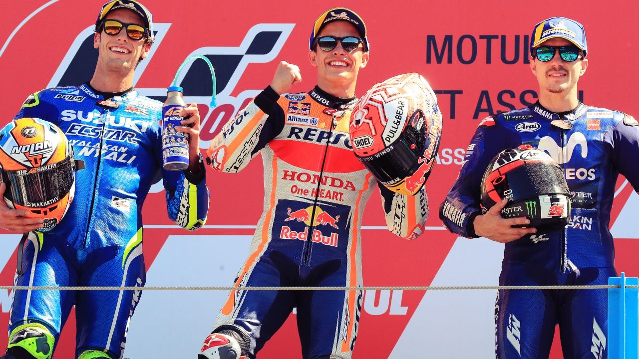 Un triplete único para España en MotoGP