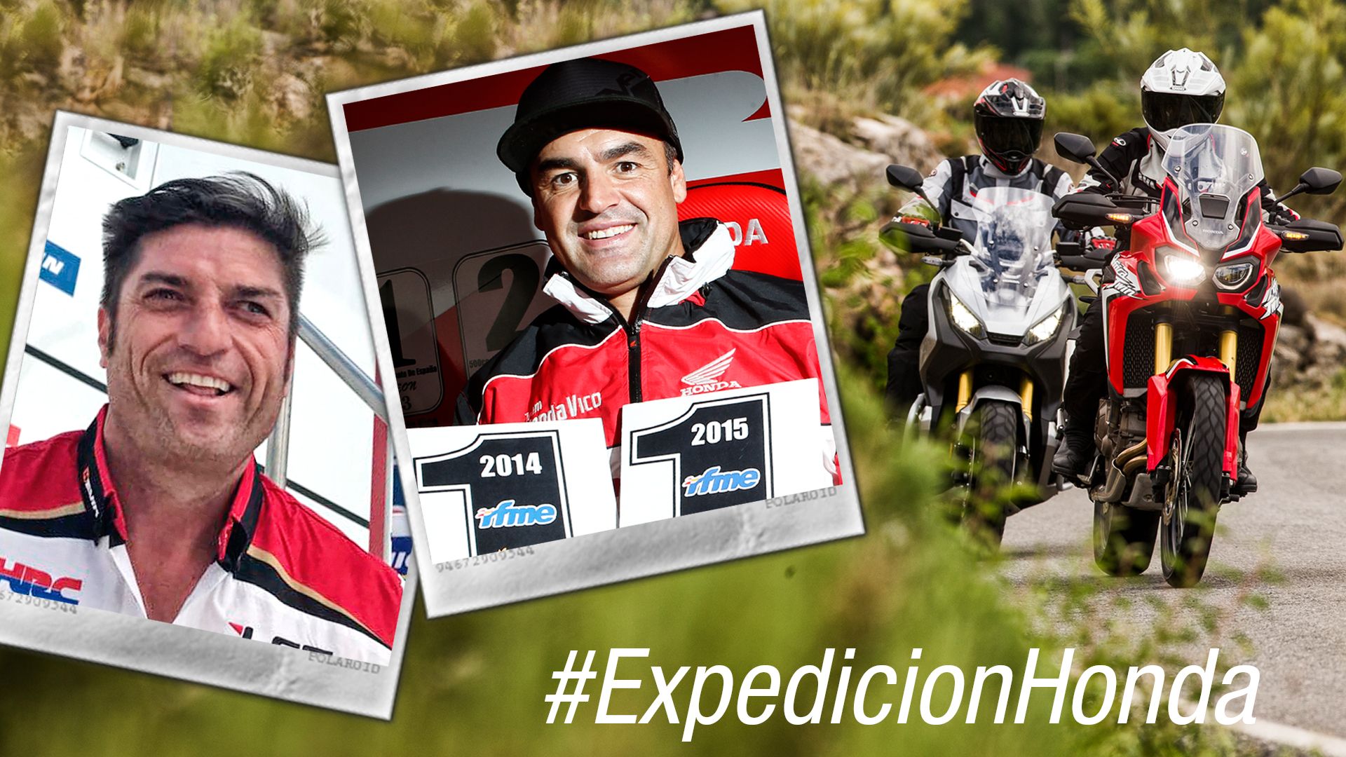 Óscar Haro y Javi García Vico, vuestros monitores en la #ExpediciónHonda