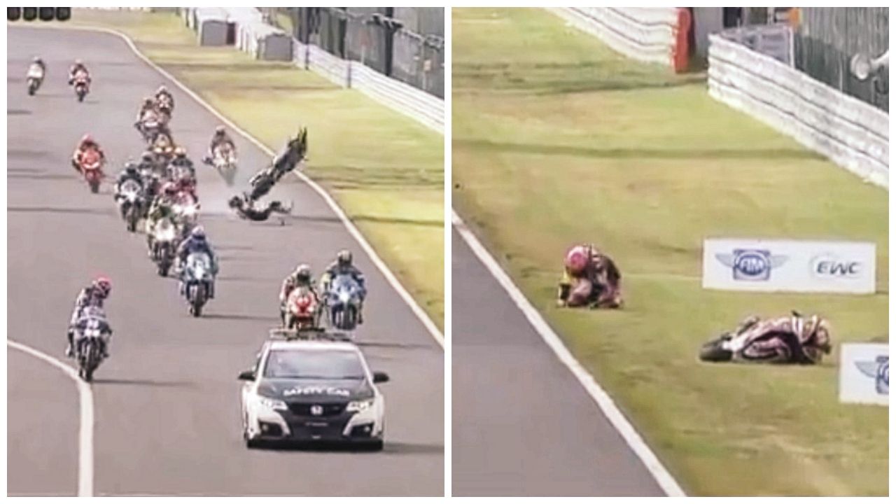 Caída surrealista en las 8 horas de Suzuka