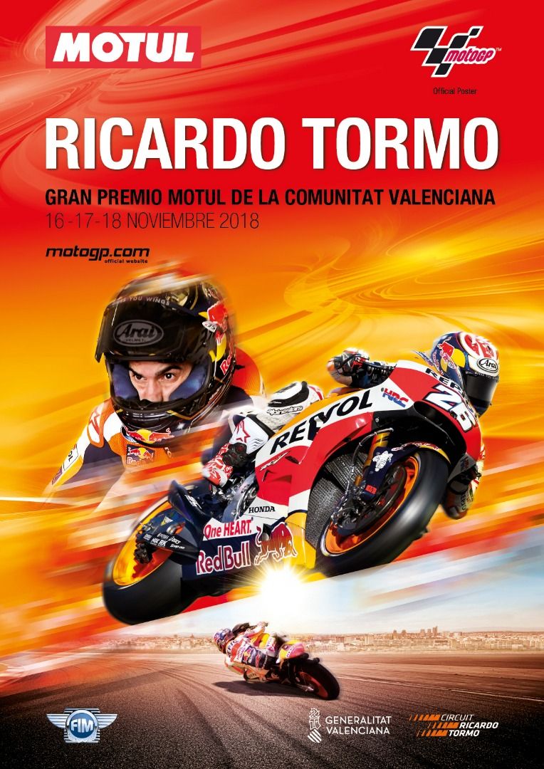 Carteles Dani Pedrosa GP Comunidad Valenciana 2018