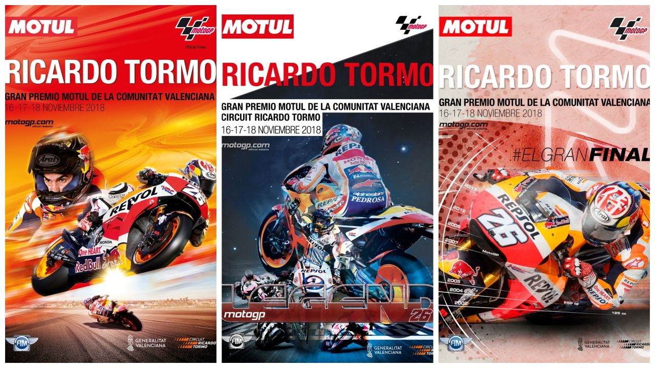 Elige el cartel ‘Dani Pedrosa’ del GP de Valencia y gana entradas y pases VIP