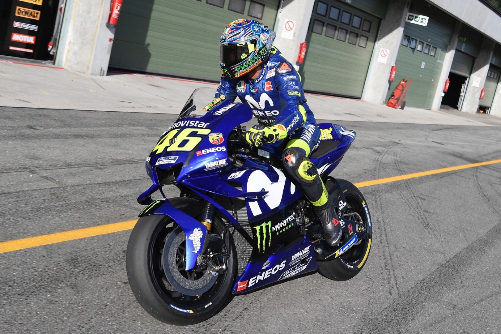 Valentino Rossi Brno Tests 2018 | Estos nuevos alerones parten desde la parte baja del carenado hasta el frontal