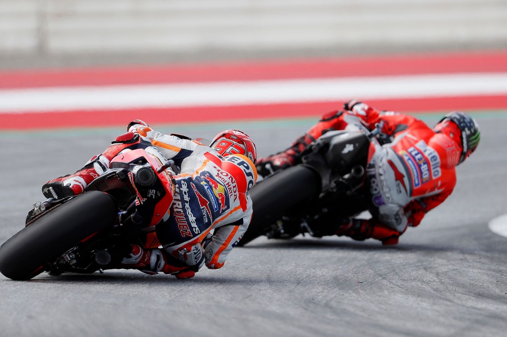 Jorge Lorenzo vs Marc Márquez - Las fotos del duelo en Austria
