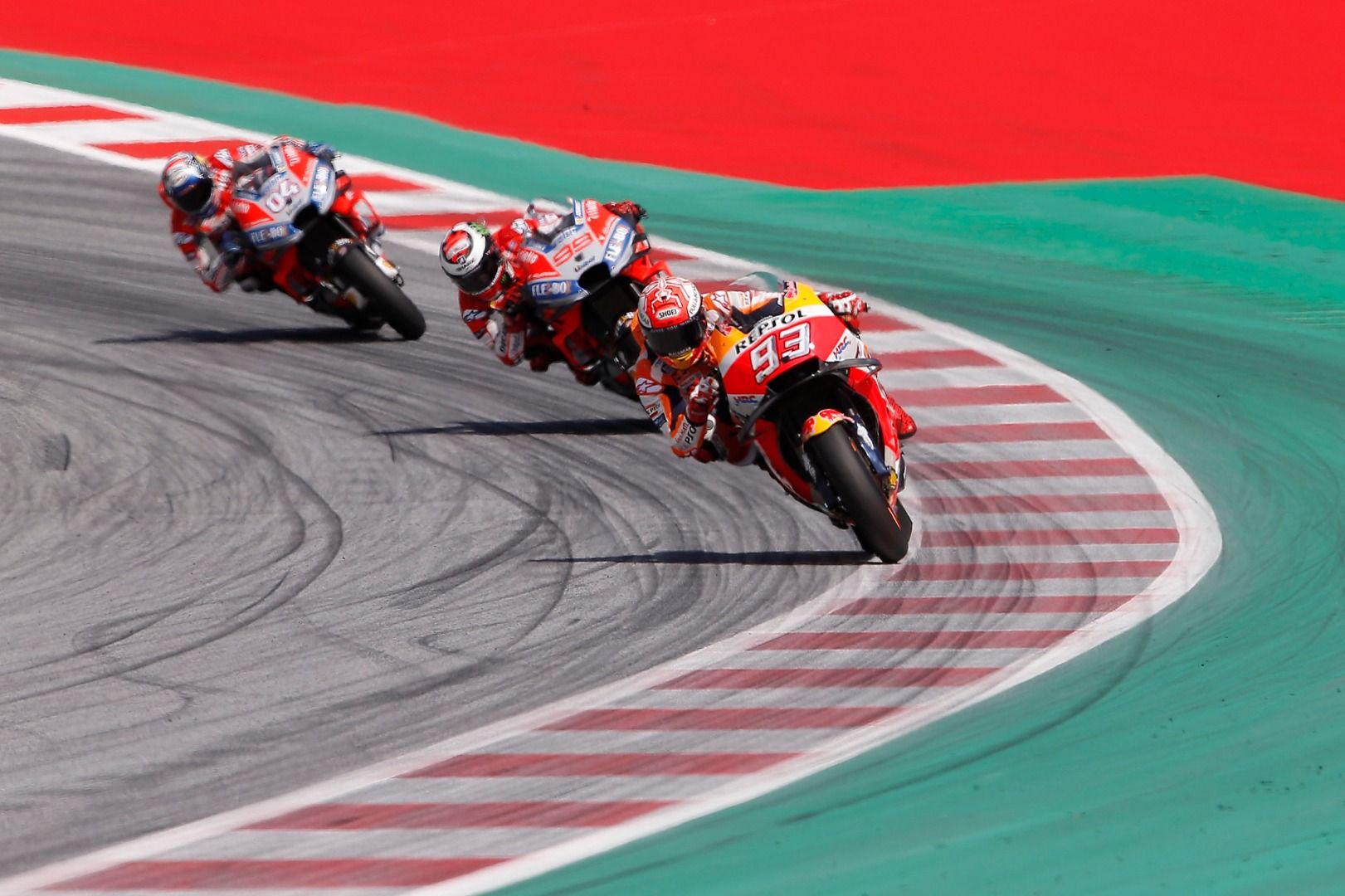 Jorge Lorenzo vs Marc Márquez - Las fotos del duelo en Austria