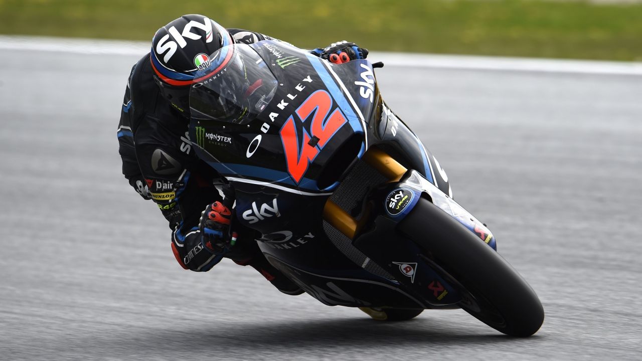 Pecco Bagnaia lidera los libres de Moto2 antes del diluvio en Austria