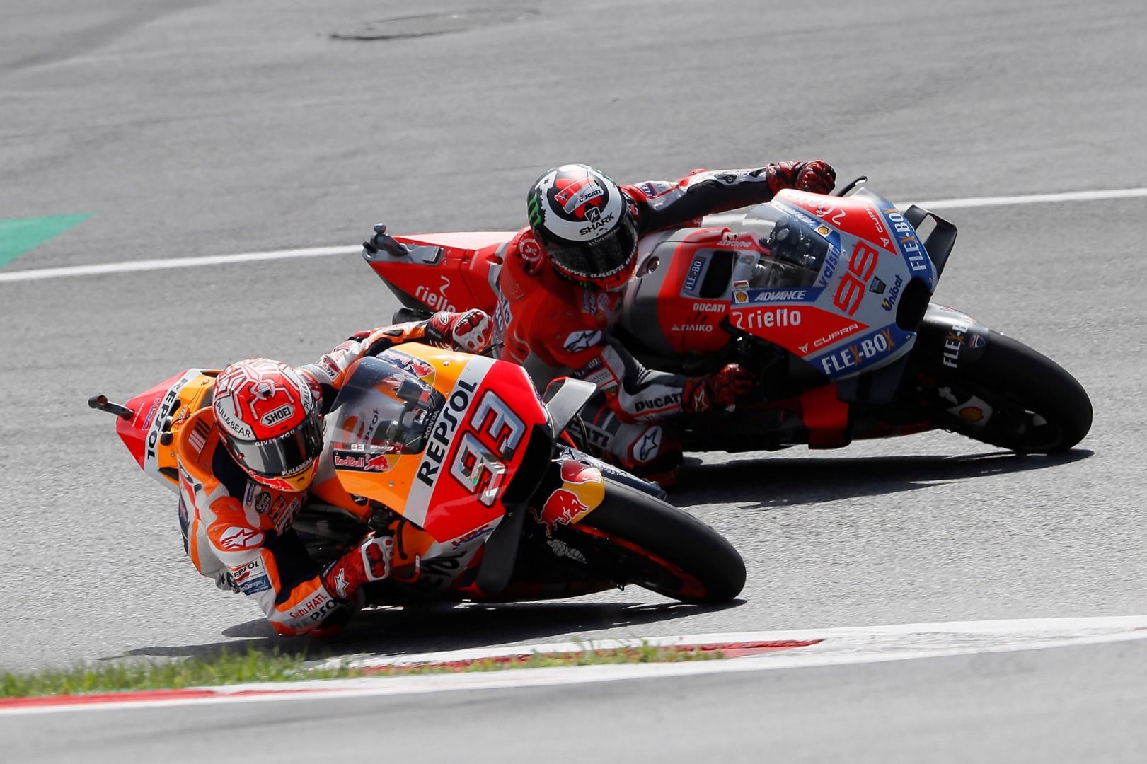 Jorge Lorenzo vs Marc Márquez - Las fotos del duelo en Austria