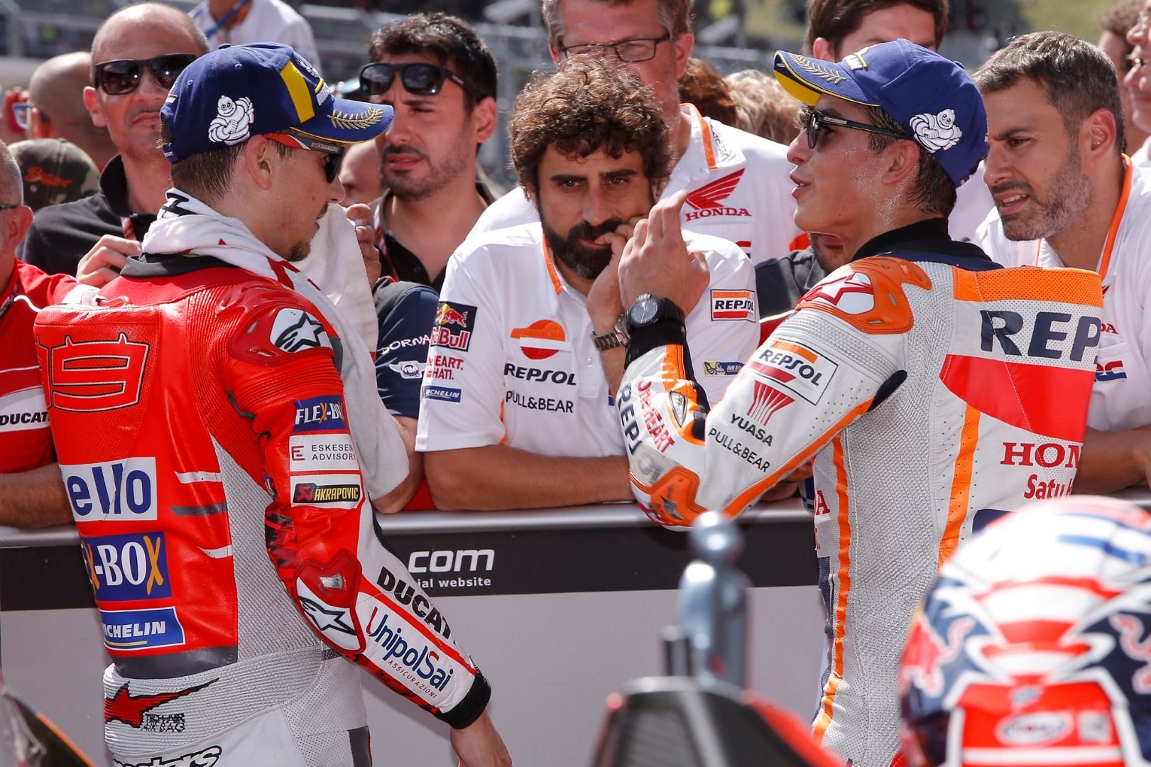 Jorge Lorenzo vs Marc Márquez - Las fotos del duelo en Austria