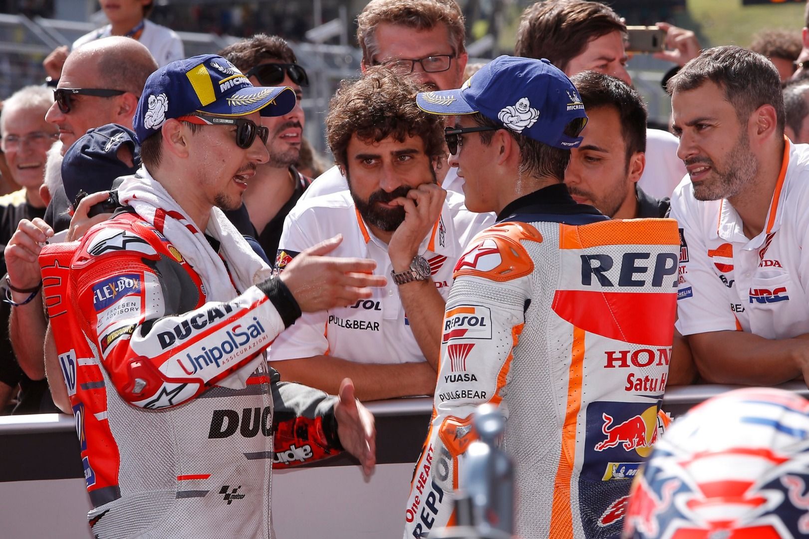 Jorge Lorenzo vs Marc Márquez - Las fotos del duelo en Austria