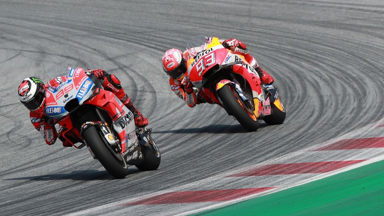 Vídeo: La batalla entre Jorge Lorenzo y Marc Márquez en Austria