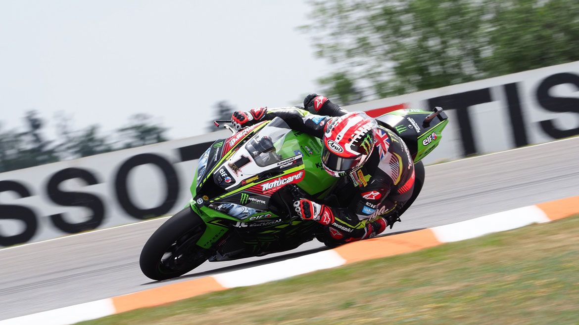 Jonathan Rea en los test oficiales de Portimao 