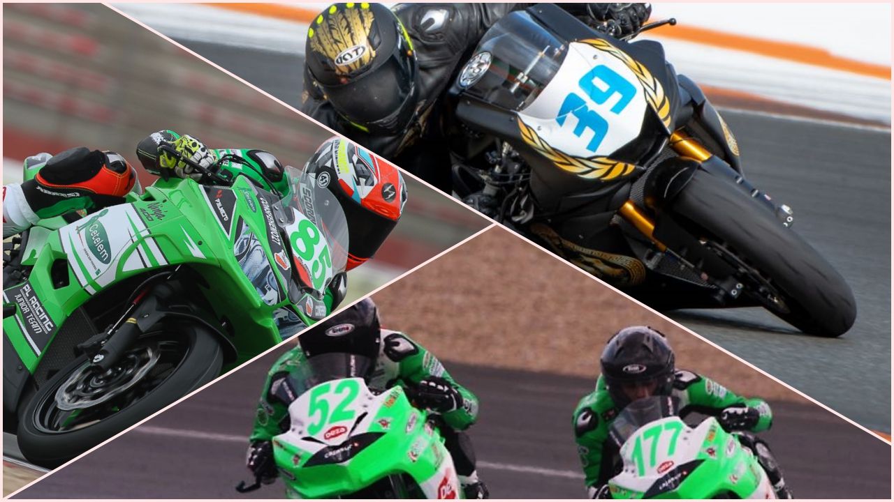 Ferrán Hernández, Borja Quero, Guillem Erill y Álex Borner (Fotos: Palmeto Racing / Emperador Racing / Box 77)