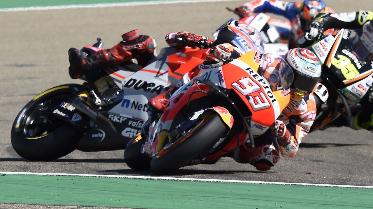 Marc Márquez: “Casi me caigo, hay que tener la sangre fría de no abrir gas a tope”