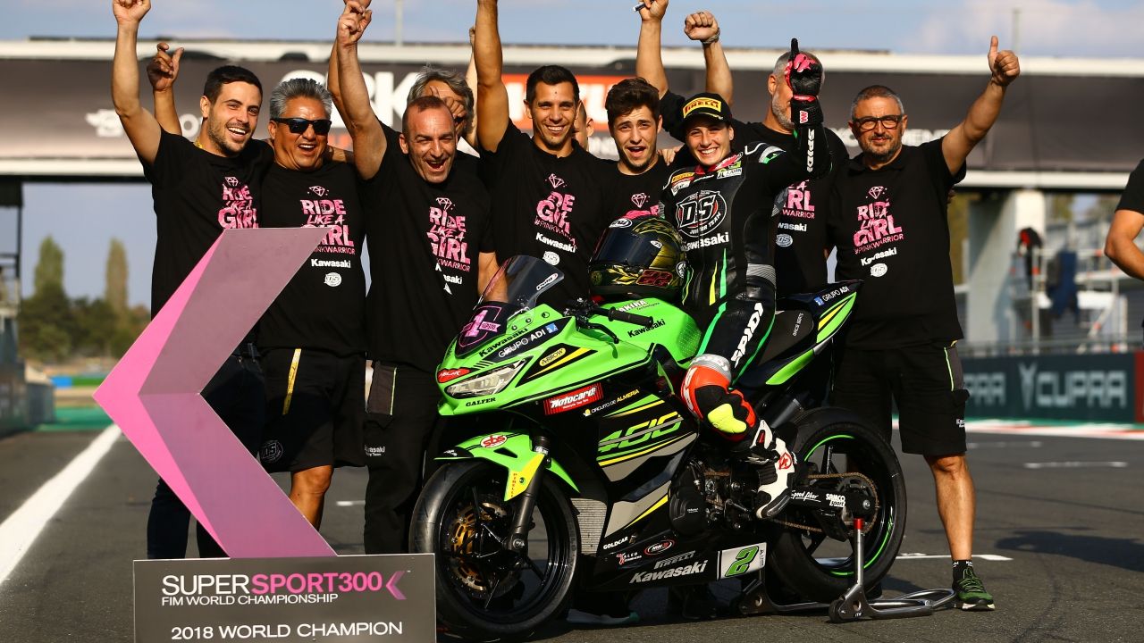 Ana Carrasco, campeona del mundo de WSSP300