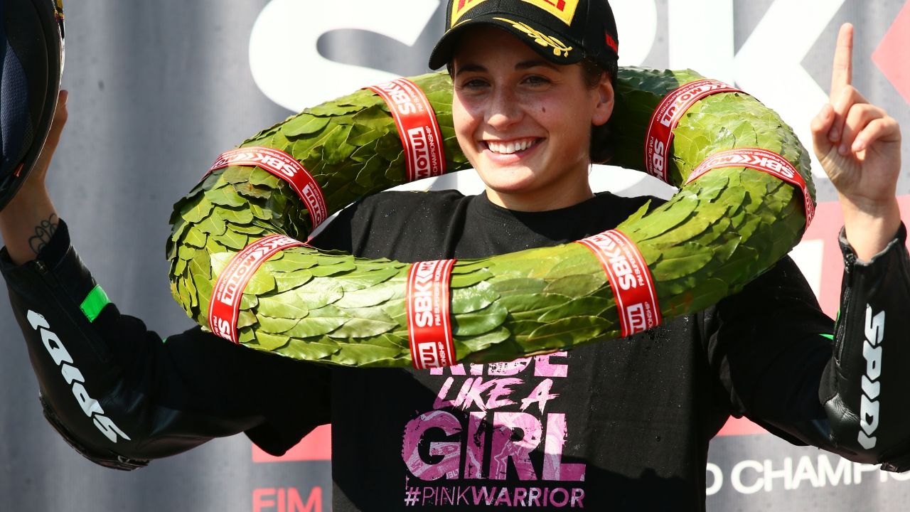 Ana Carrasco, campeona del mundo de WSSP300