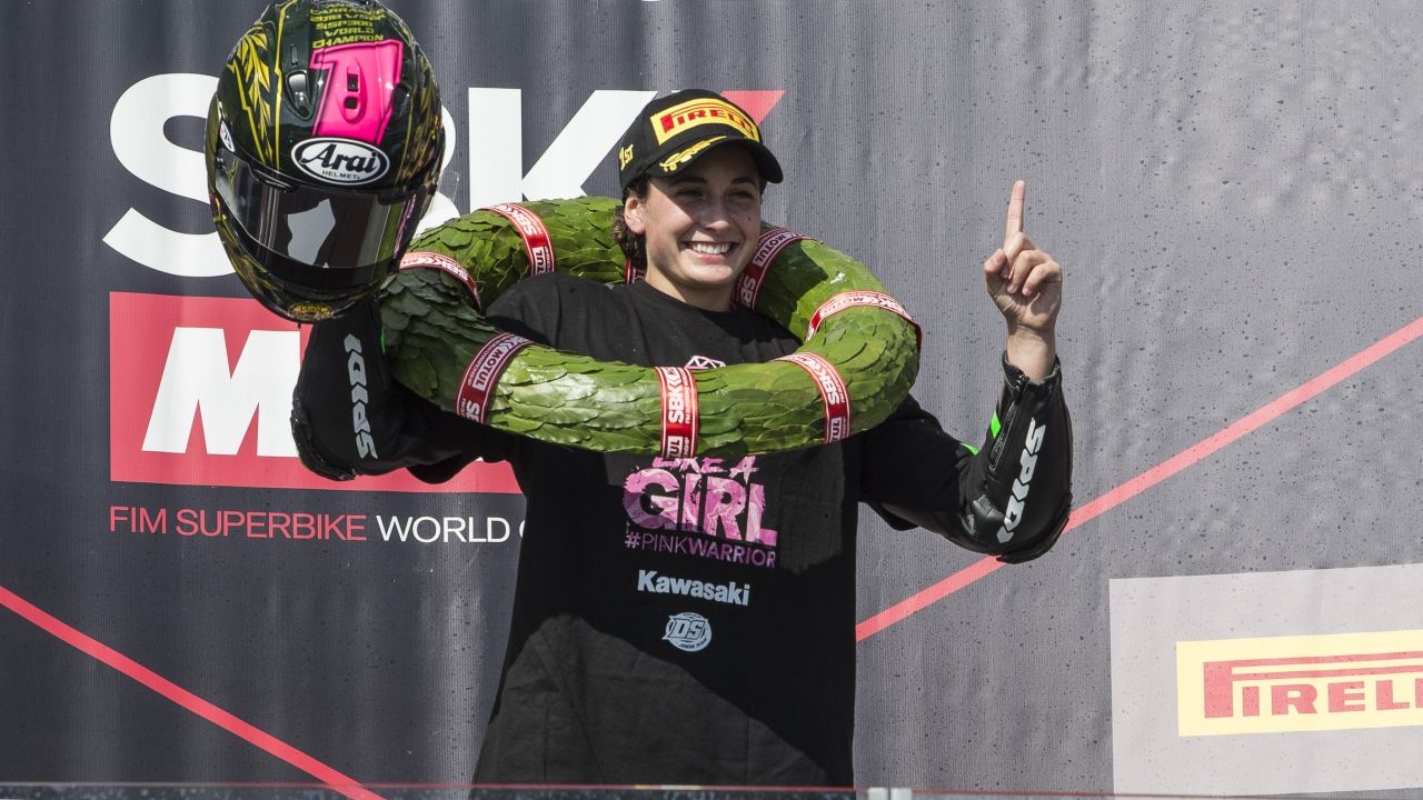 Ana Carrasco, campeona del mundo de WSSP300