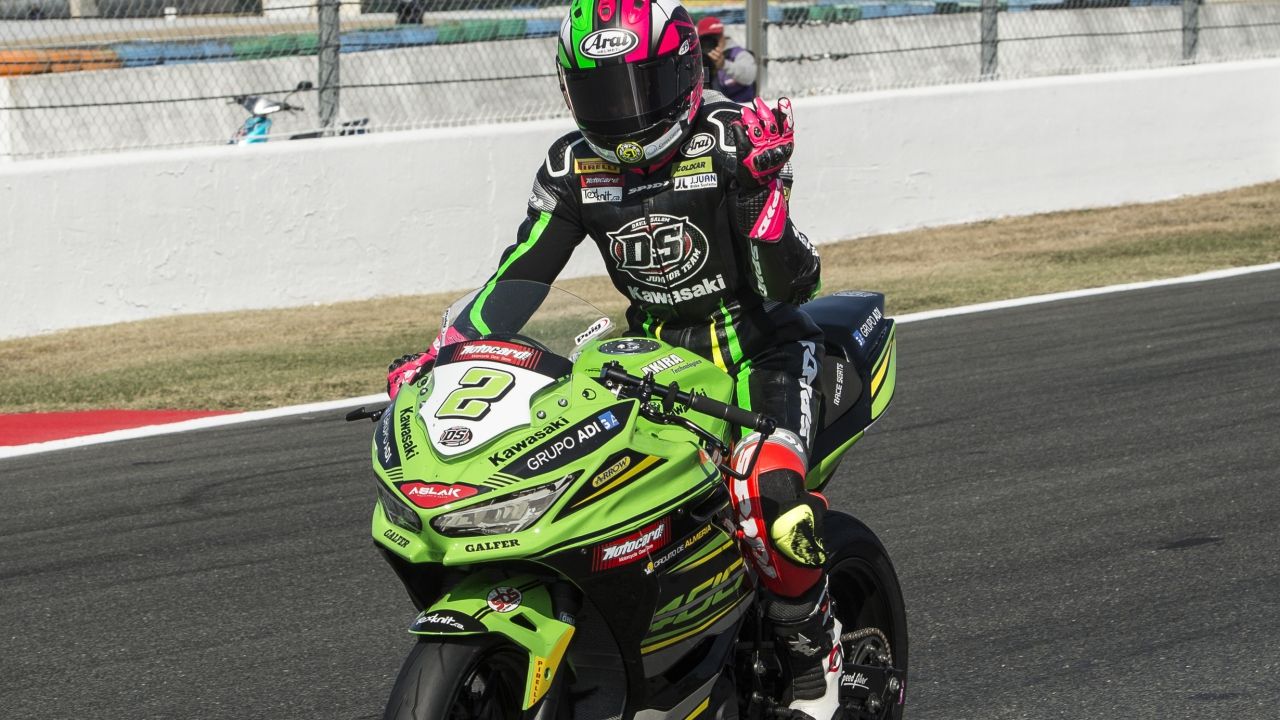 Ana Carrasco, campeona del mundo de WSSP300