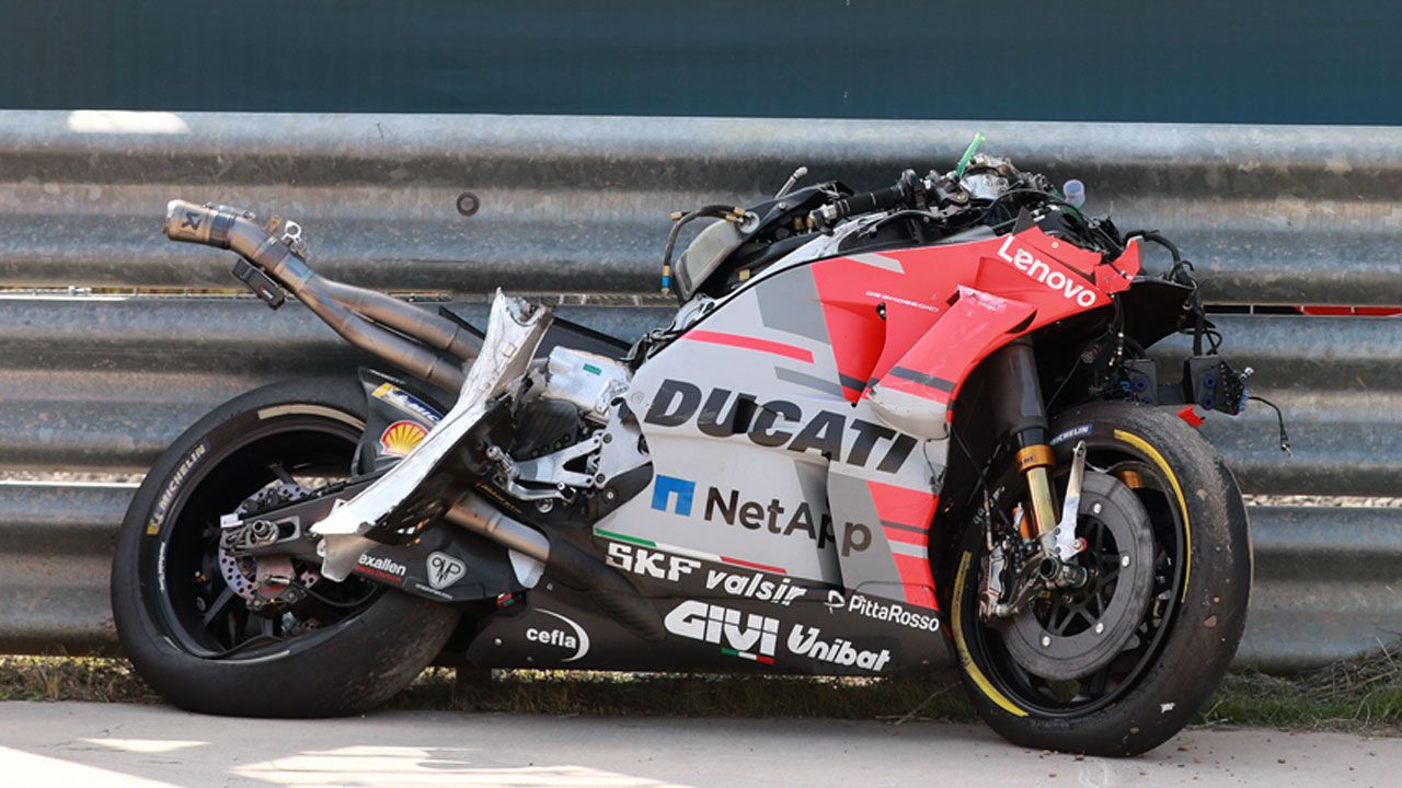 Jorge Lorenzo. “He tenido mucha suerte de no tener nuevas fracturas”