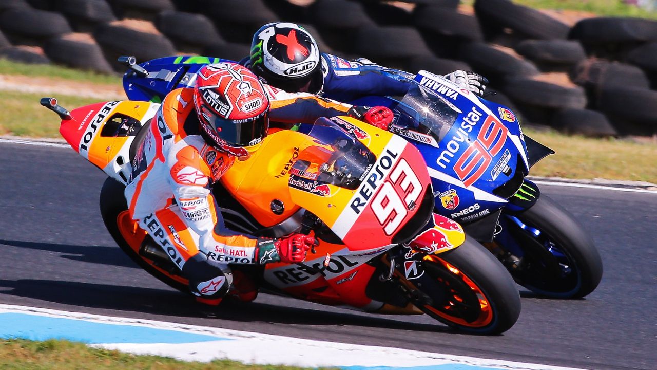 Marc Márquez ganó en Australia 2015 comenzando tercero la última vuelta (Foto: Gold & Goose)