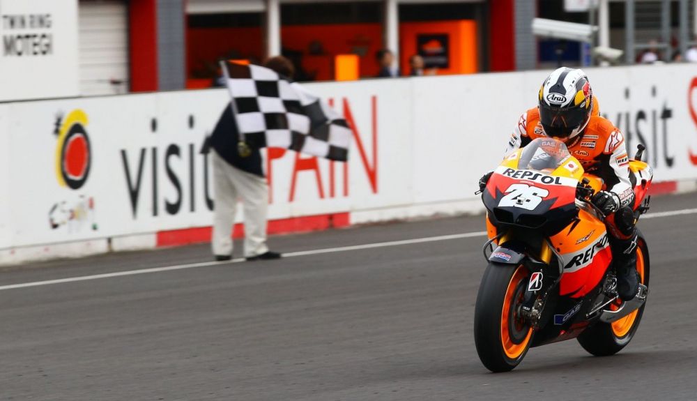 Dani Pedrosa se hizo con el triunfo en la carrera de MotoGP en Motegi 2011 (Foto: Gold & Goose) Dani Pedrosa se hizo con el triunfo en la carrera de MotoGP en Motegi 2011 (Foto: Gold & Goose)